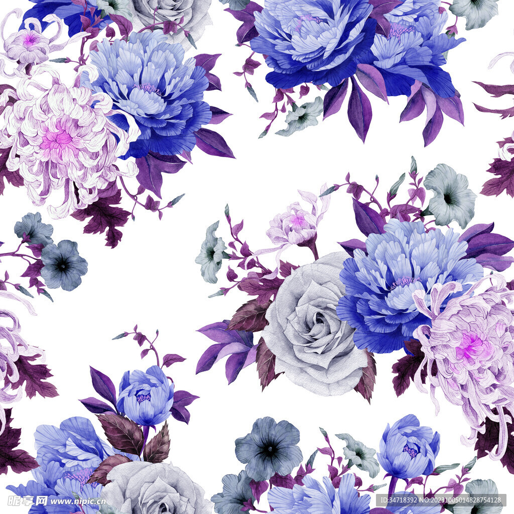 手绘花