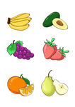 卡通手绘水果