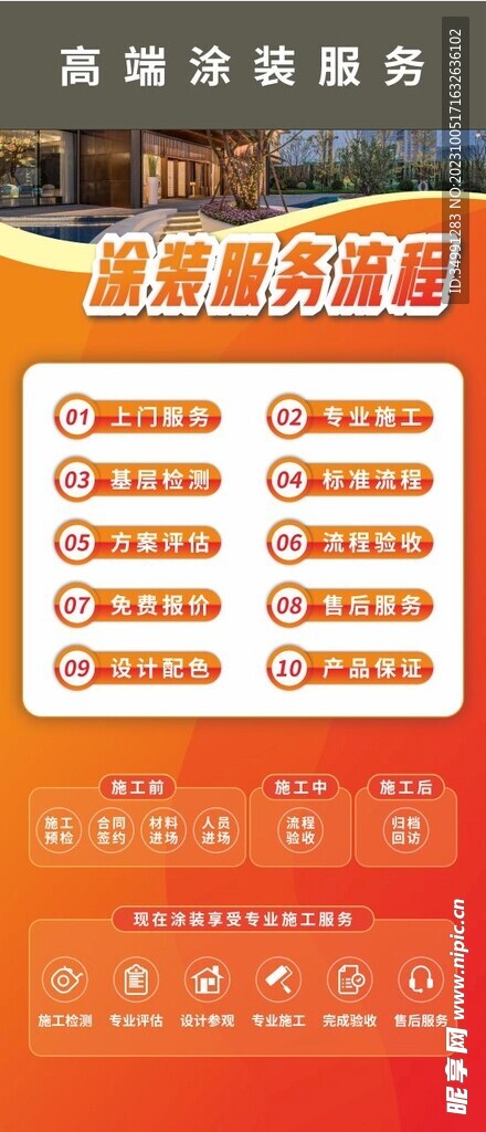 外墙涂装服务流程