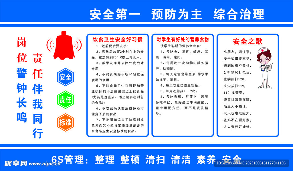 安全第一  警钟长鸣