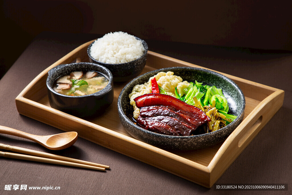 把子肉套餐饭