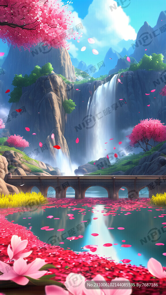 眼镜 游戏梦幻唯美新中式风景