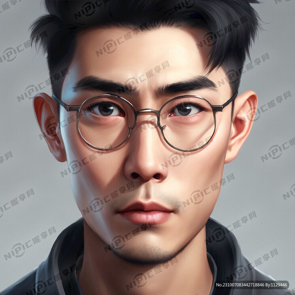 大眼睛双眼皮的帅哥