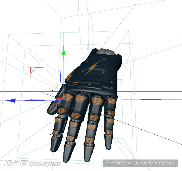 C4D模型 机械手  