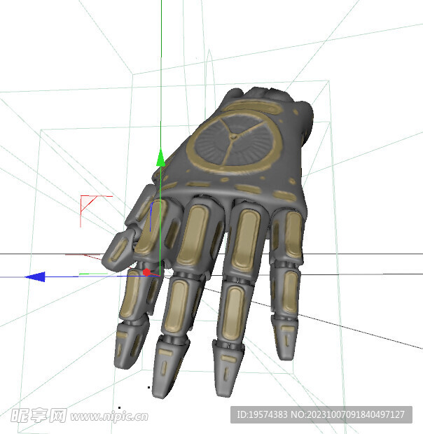 C4D模型 机械手 