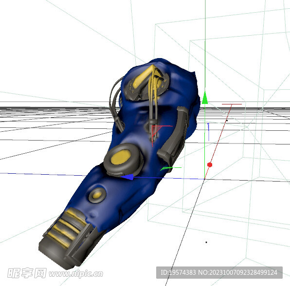 C4D模型 机械手 