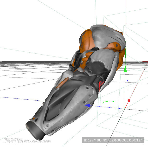 C4D模型 机械手 