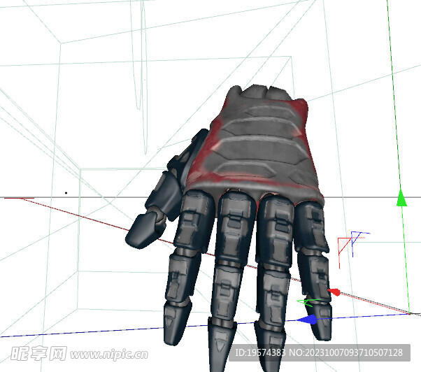 C4D模型 机械手 