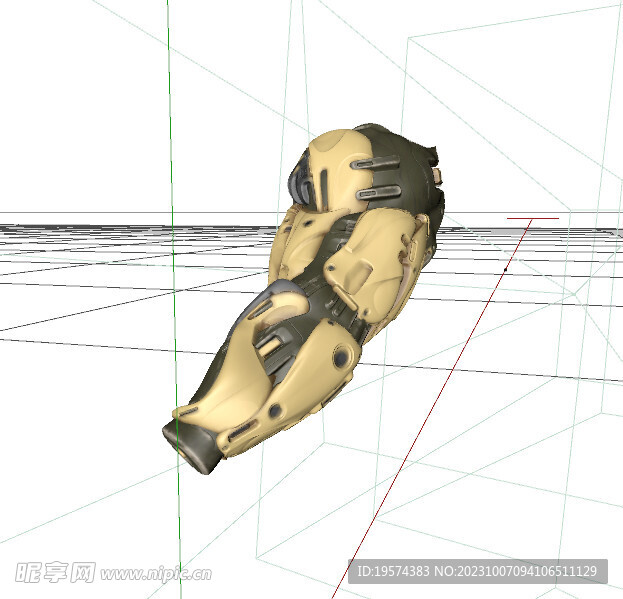 C4D模型 机械手 