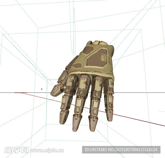 C4D模型 机械手 