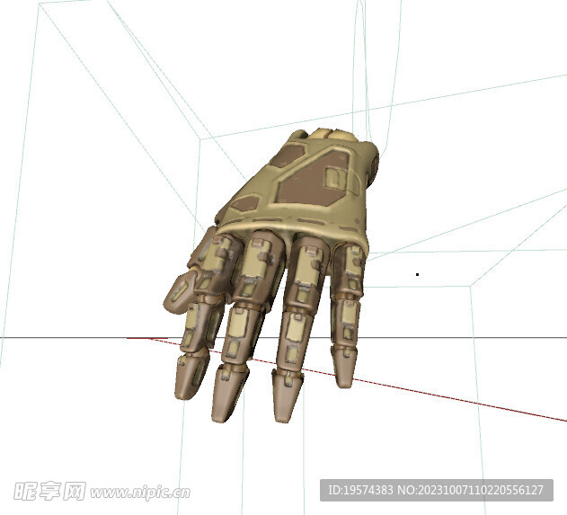 C4D模型 机械手 