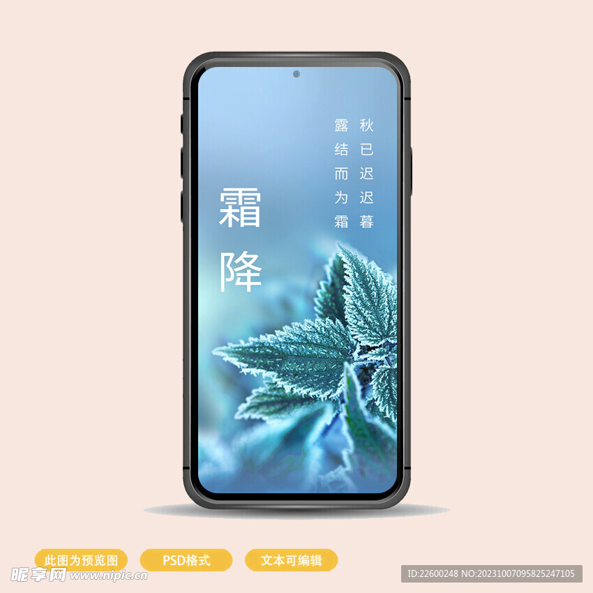霜降海报