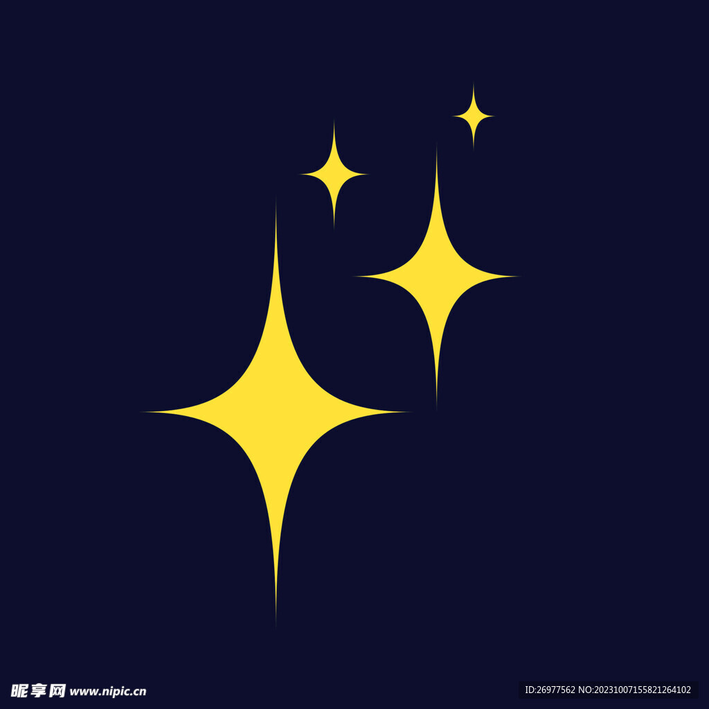  卡通星星 