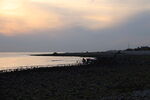 夕阳海滩