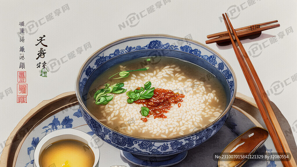 八宝稀饭 不要鸡蛋 有汤水