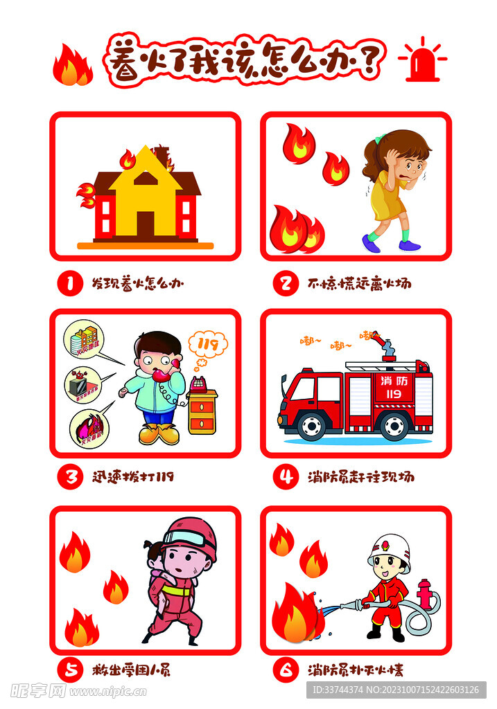 校园消防宣传
