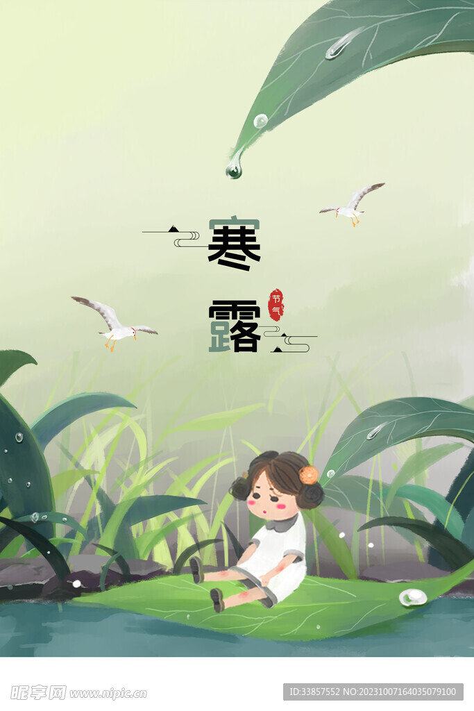 寒露海报           