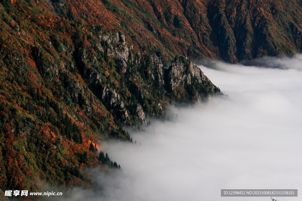 山峰云海