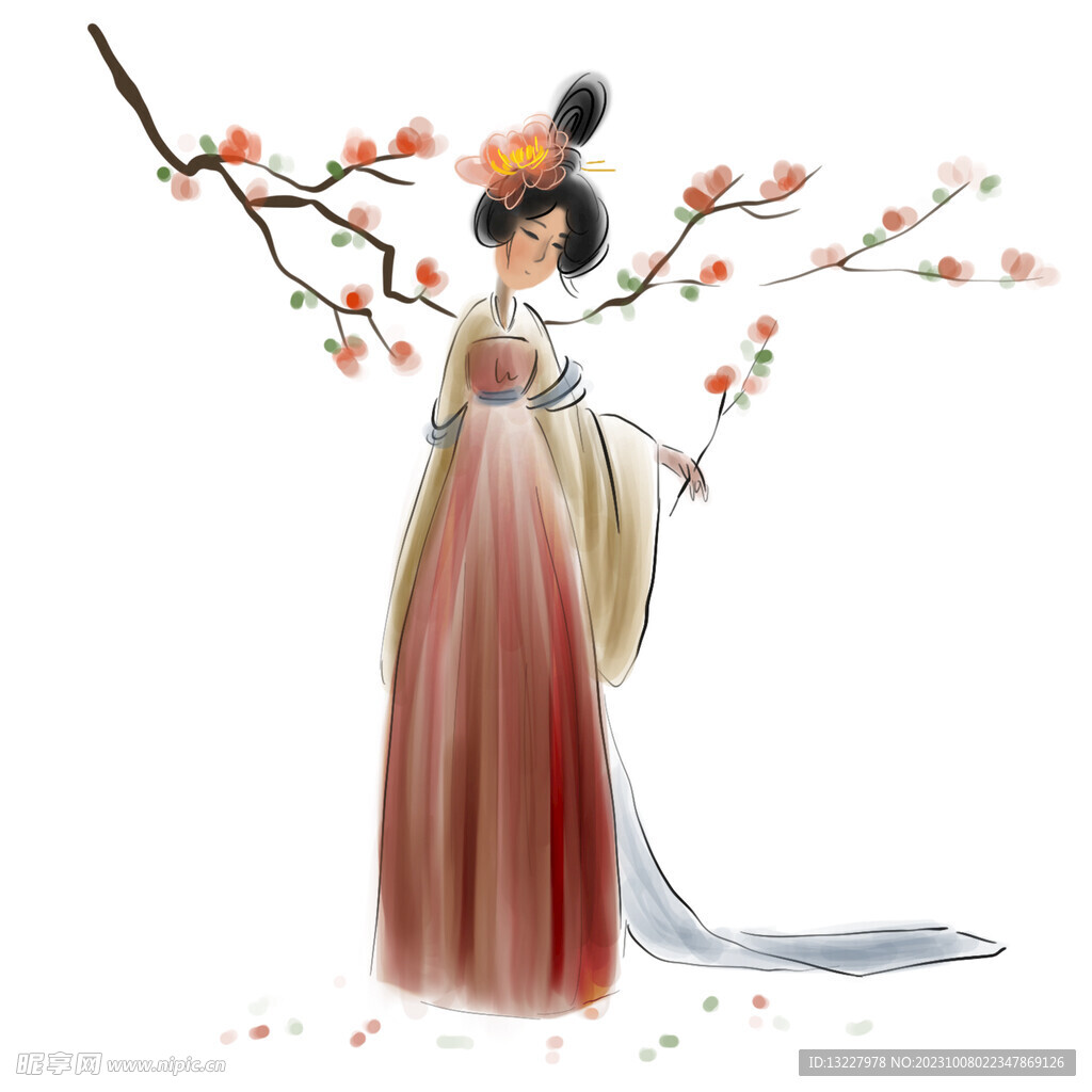 水墨梅花