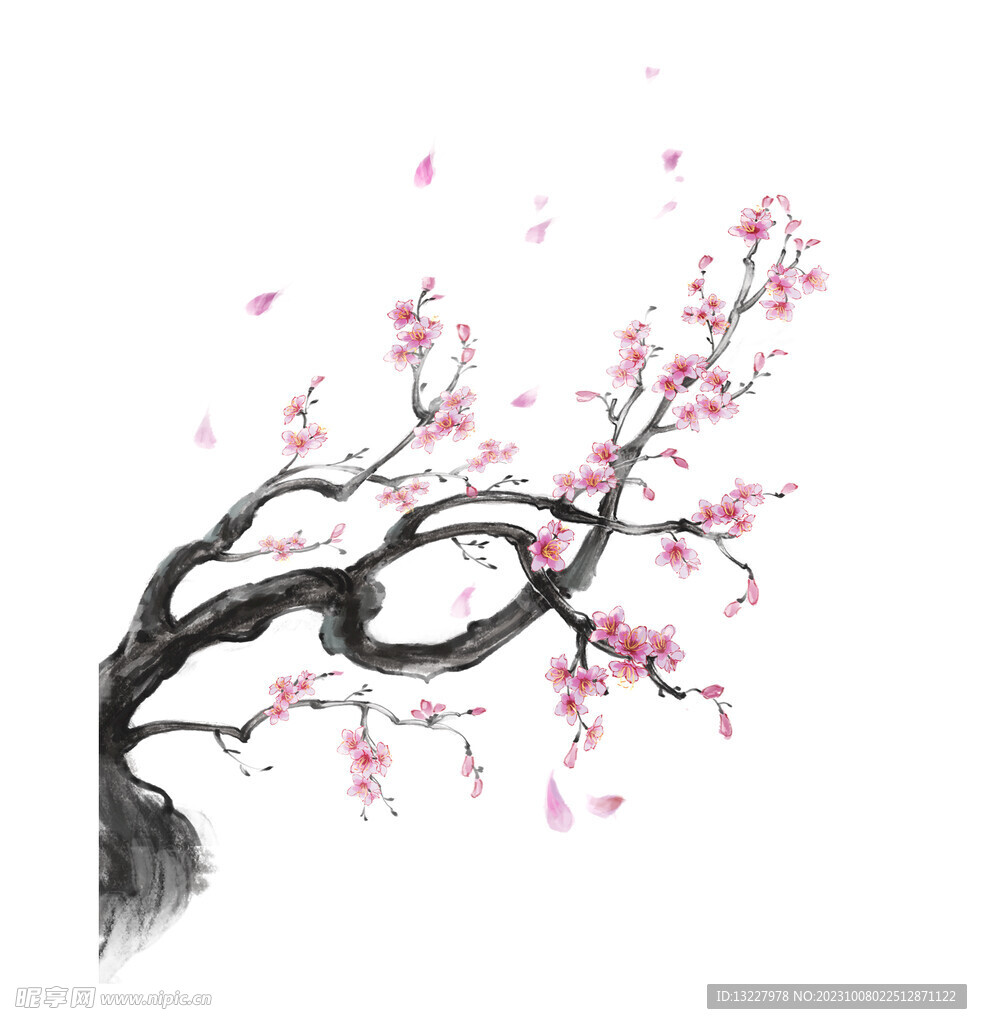 水墨梅花