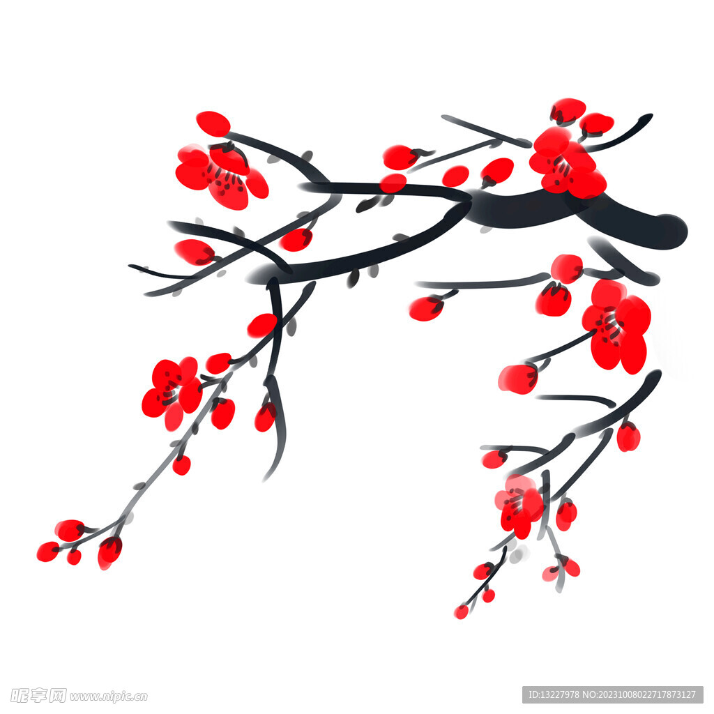 水墨梅花