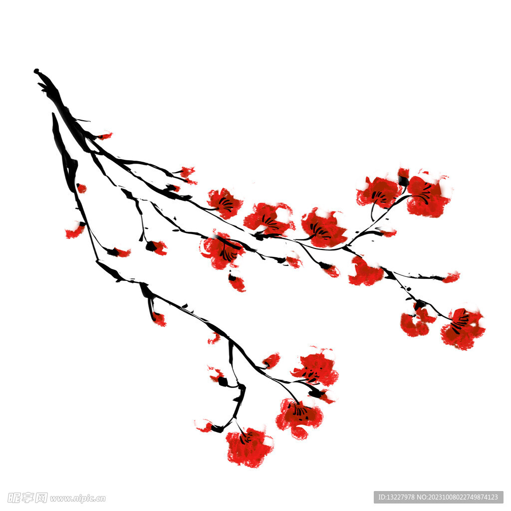 水墨梅花