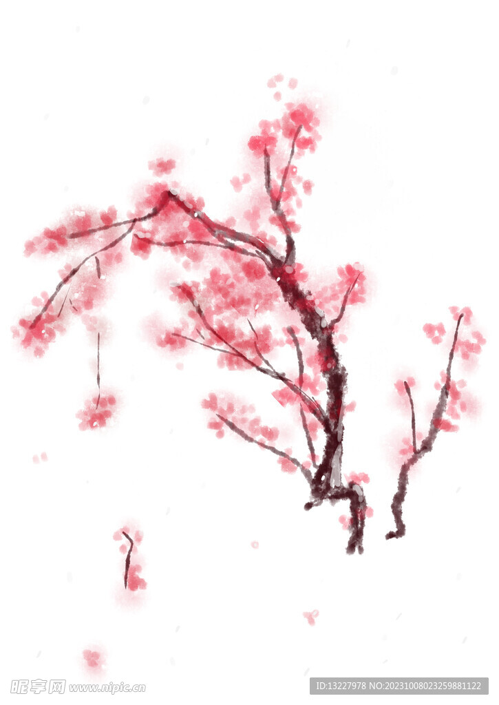 水墨梅花
