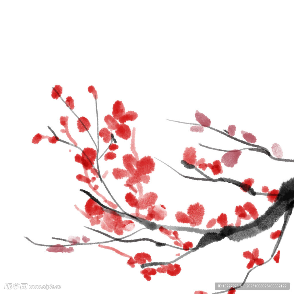 水墨梅花