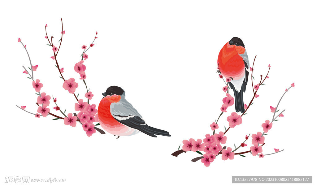 水墨梅花
