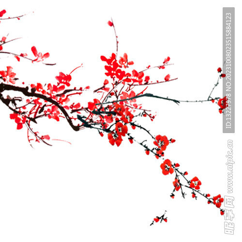 水墨梅花