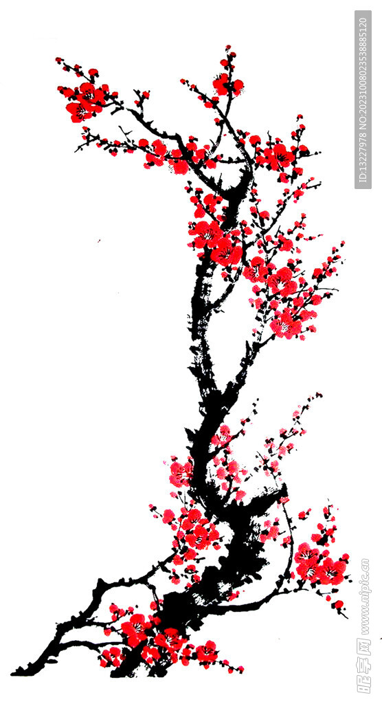 水墨梅花
