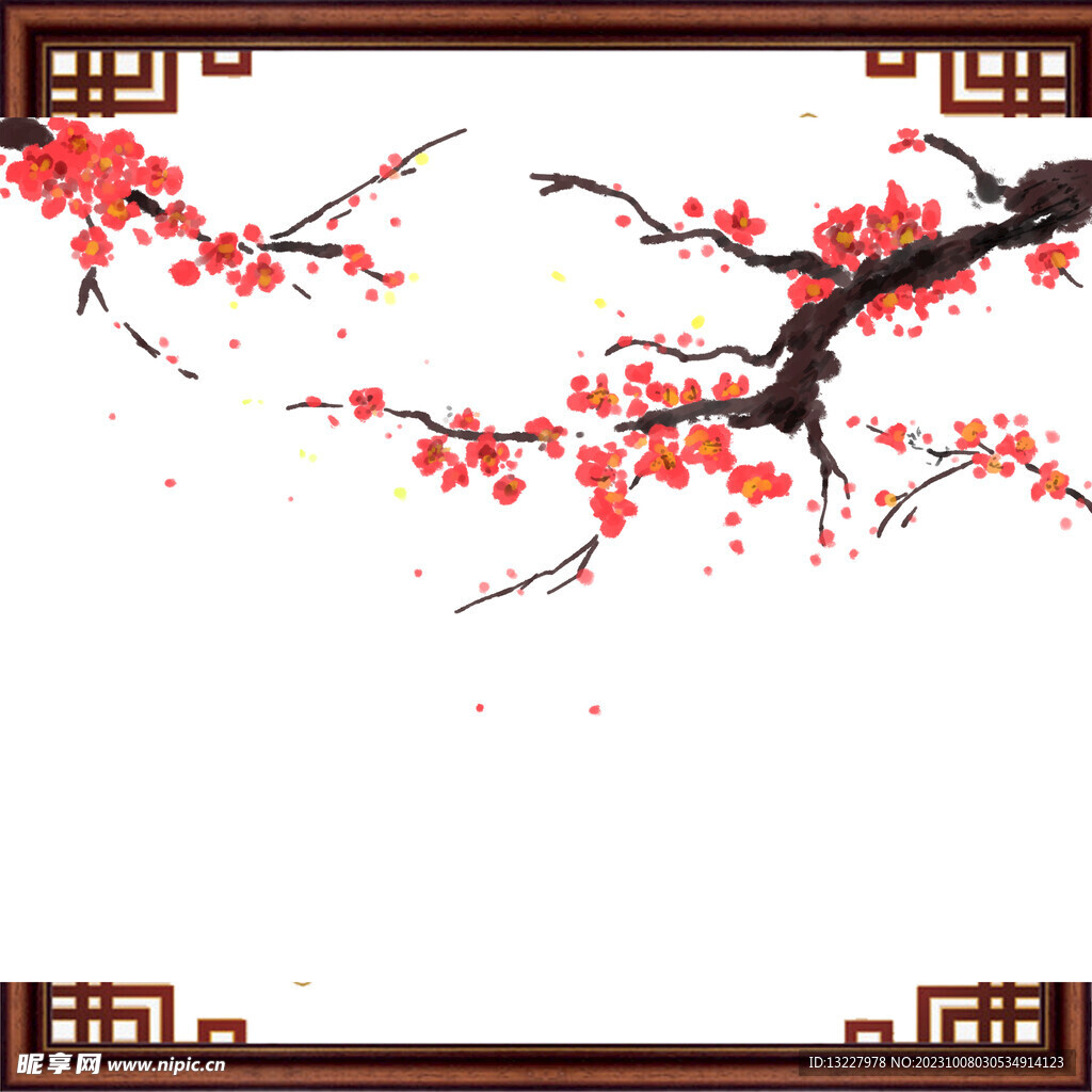 水墨梅花