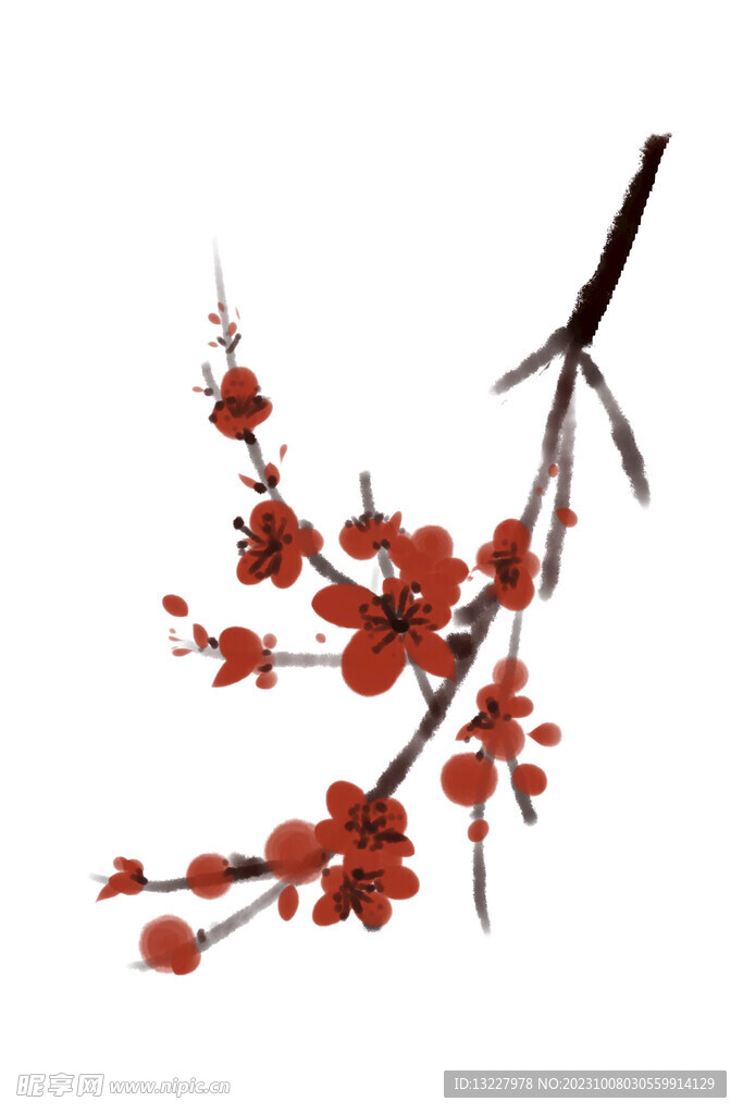 水墨梅花