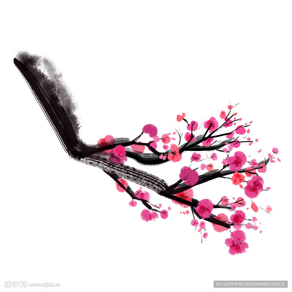 水墨梅花