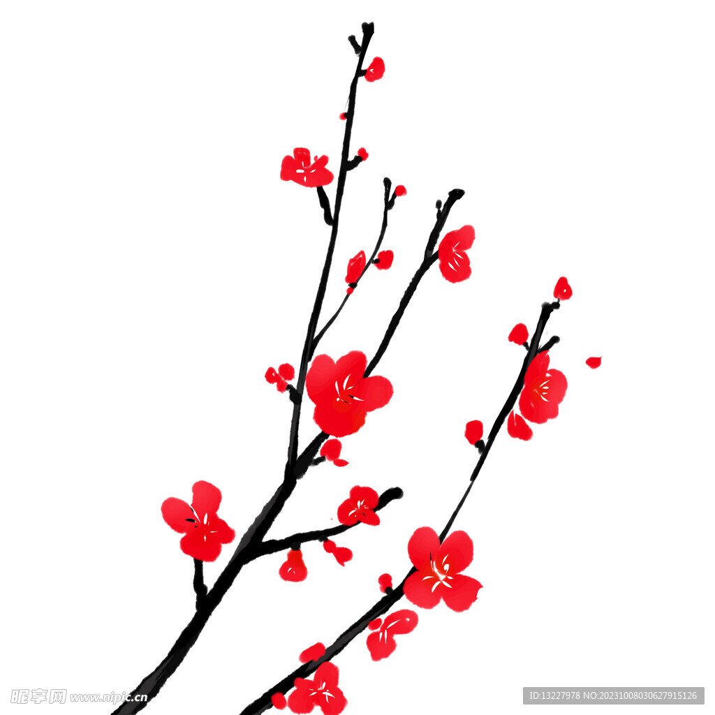 水墨梅花