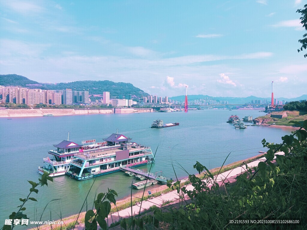 重庆万州风景画