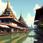 老挝，缅甸，特色建筑，高铁，口岸，城市