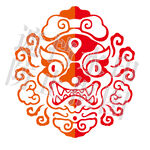 国风狮子 logo
