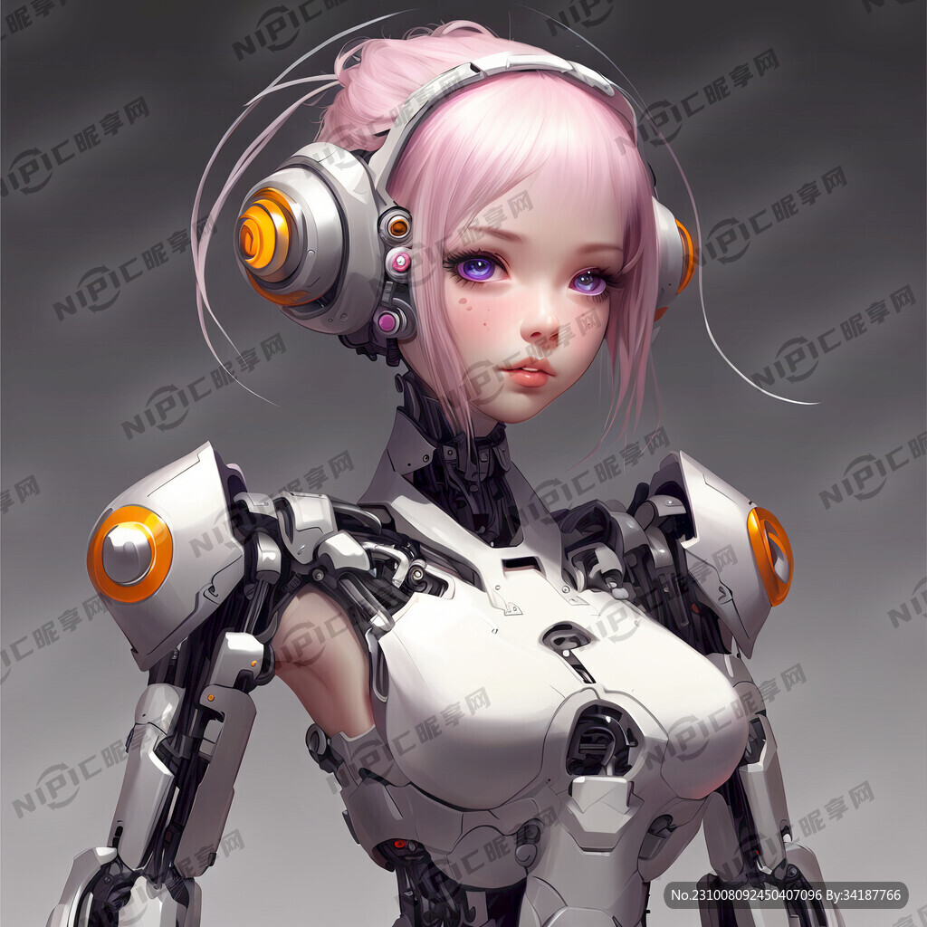 机器人 美少女 设计