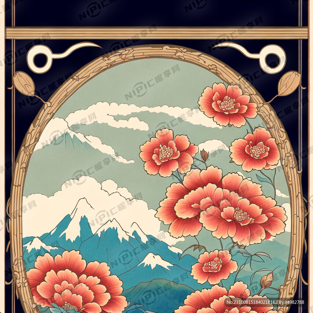 边框 花纹 传统 手绘 卡通