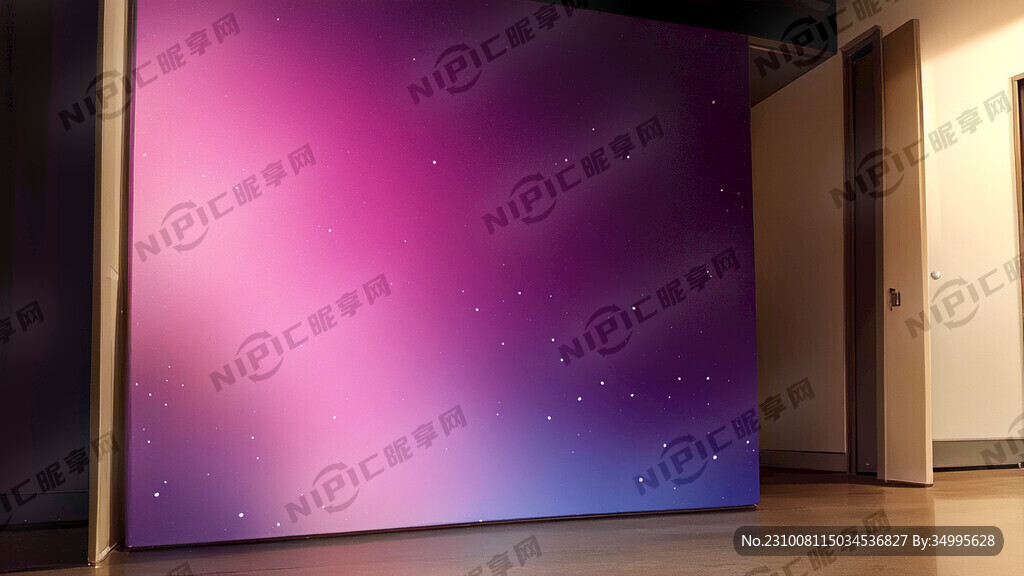 粉色爱心背景墙 求婚影子