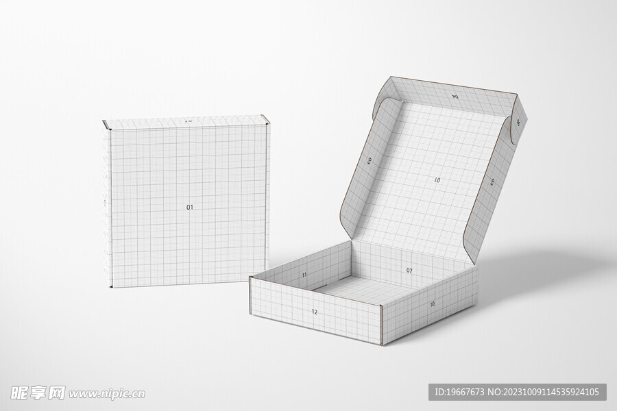 包装盒样机 