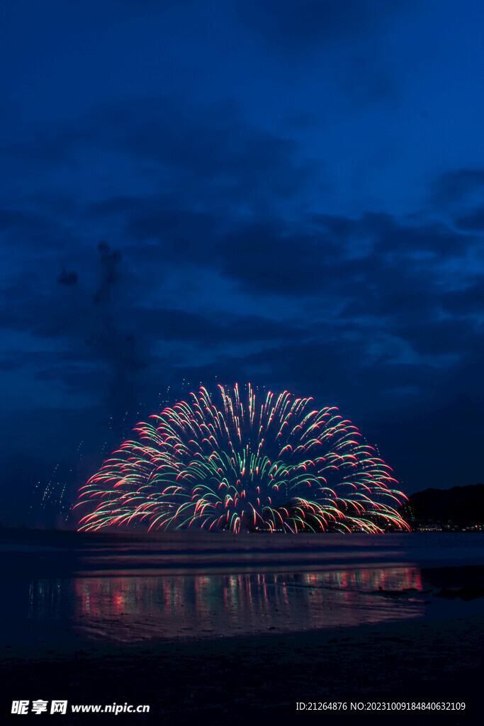 彩色烟花