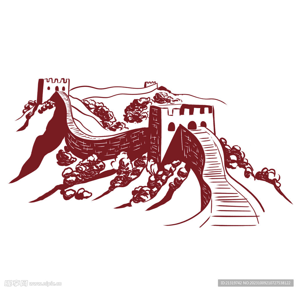 长城插画