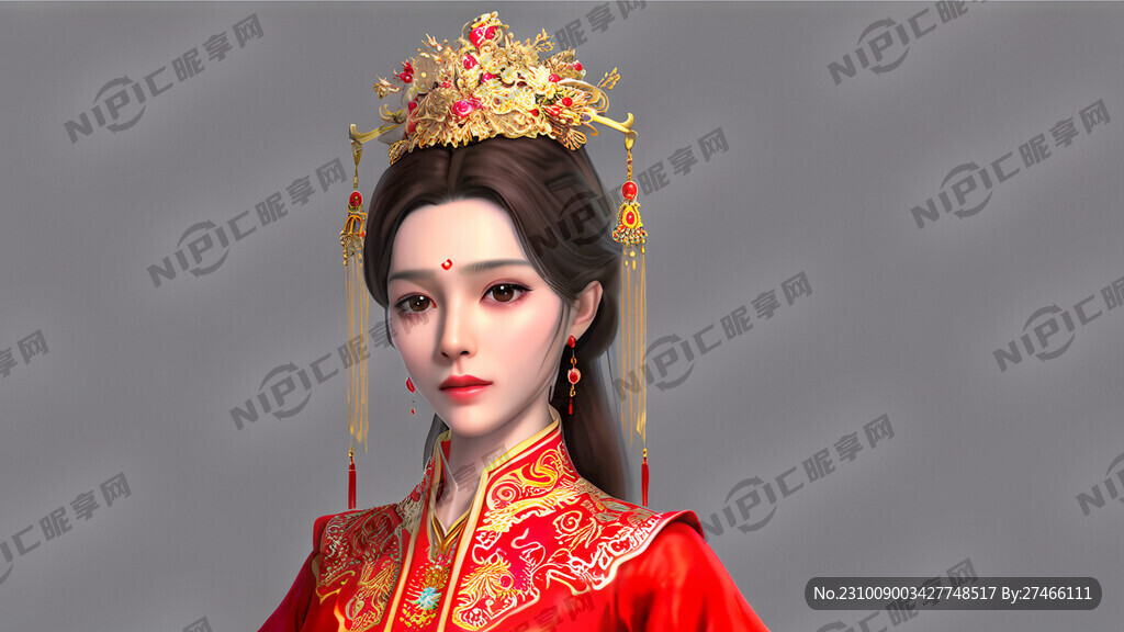 古代新娘装