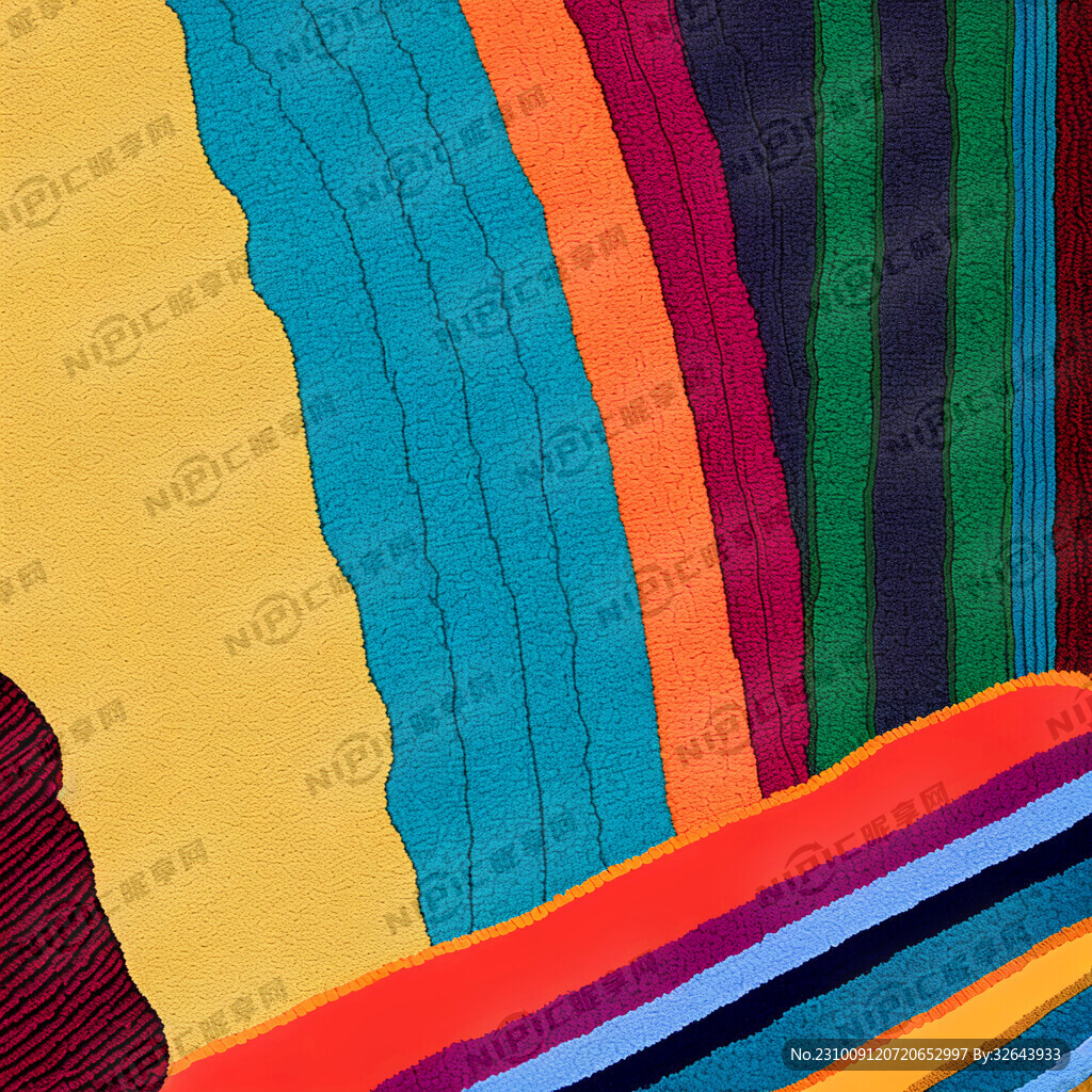 少数民资风格很多条五颜六色的不