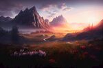 山顶风光