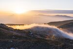 山顶风光日出