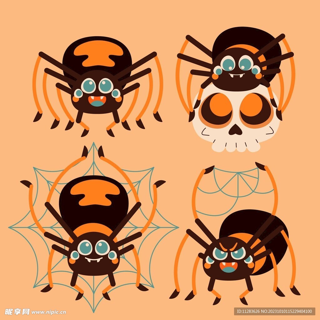卡通蜘蛛