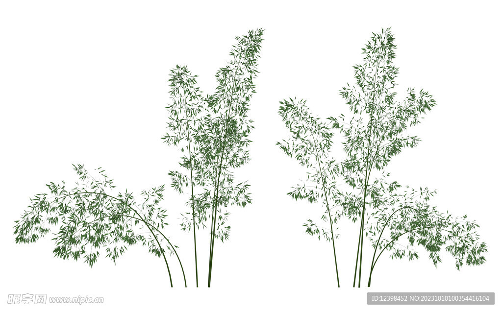 竹子PSD植物素材